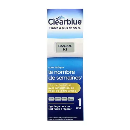 Clearblue Test de Grossesse avec Estimation de l'Âge - Univers Pharmacie