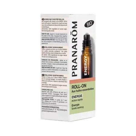 Pranarôm Aromaboost Roll-on Bio Énergie 5ml - Univers Pharmacie