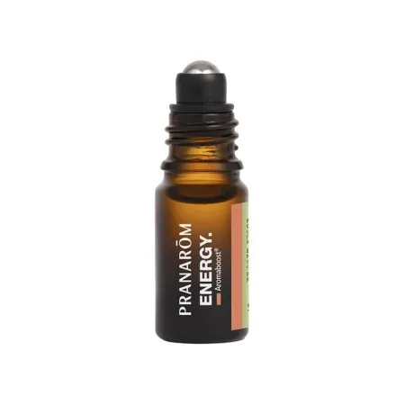 Pranarôm Aromaboost Roll-on Bio Énergie flacon de 5ml
