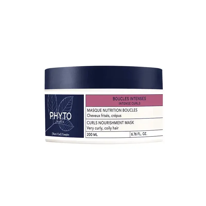 Phyto Boucles Intenses Masque Nutrition Boucle 200ml - Univers Pharmacie