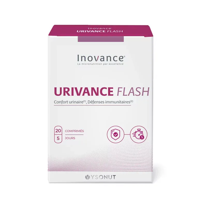 Inovance Urivance Flash 20 comprimés - Univers Pharmacie