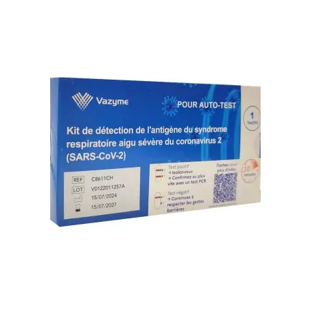 Vazyme Autotest Covid Kit de Détection SARS-COV-2 - Univers Pharmacie