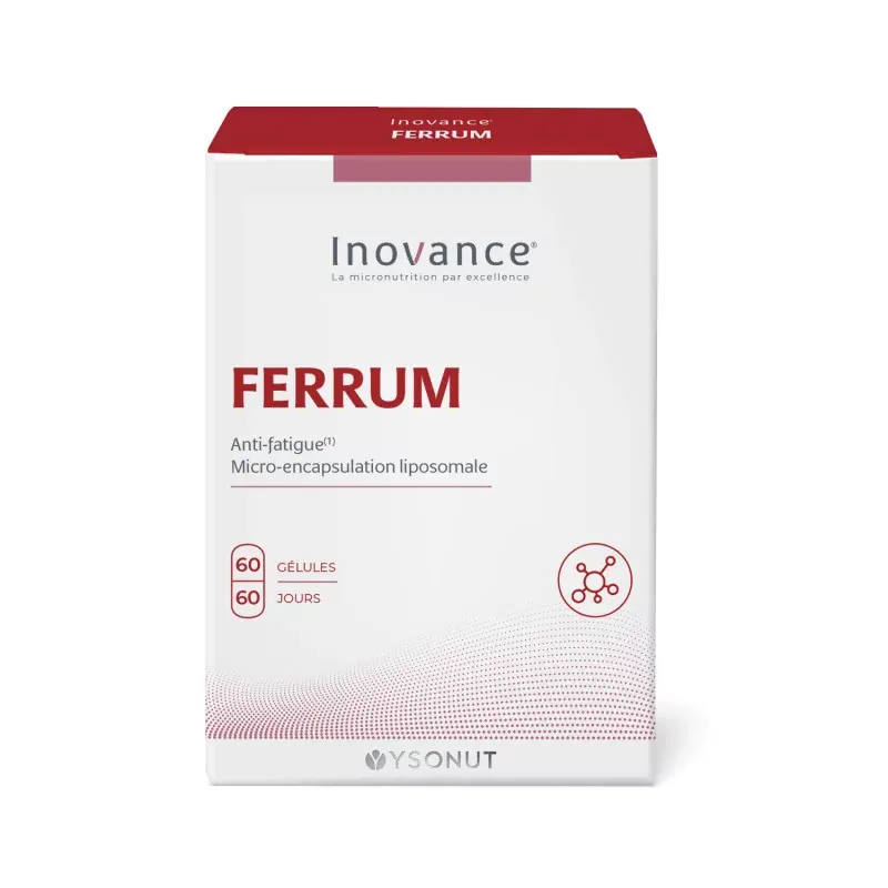 Inovance Ferrum 60 gélules - Univers Pharmacie