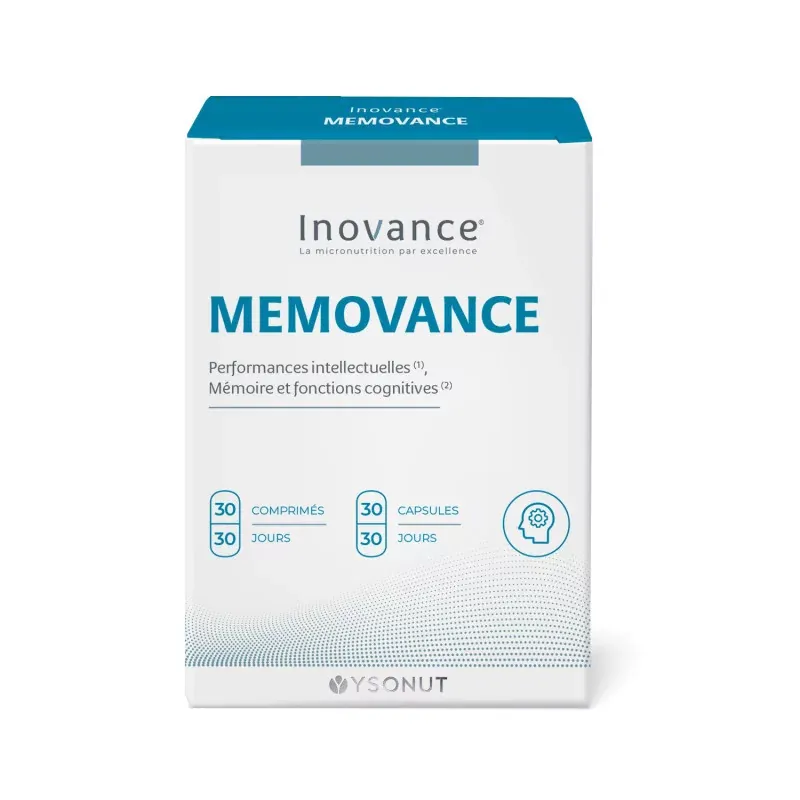 Inovance Memovance 30 comprimés - Univers Pharmacie