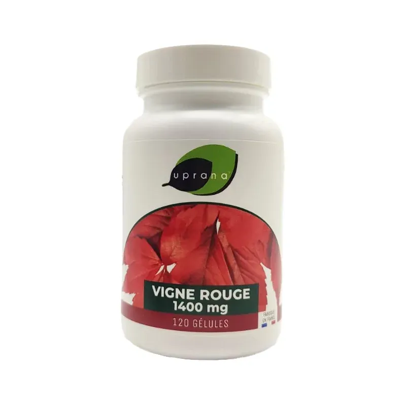 Uprana Vigne Rouge 1400mg 120 gélules - Univers Pharmacie