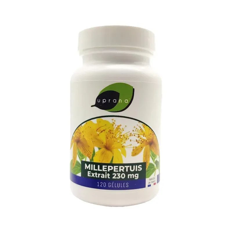Uprana Millepertuis Extrait 230mg 120 gélules - Univers Pharmacie