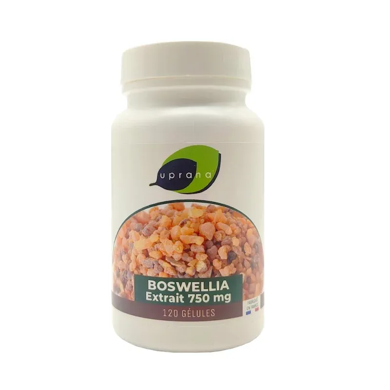 Uprana Boswellia Extrait 750mg 120 gélules - Univers Pharmacie Uprana Boswellia Extrait 750mg 120 gélules - Univers Pharmacie