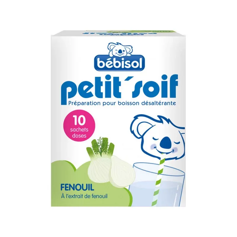 Bébisol Petit'Soif Fenouil 10 sachets doses - Univers Pharmacie