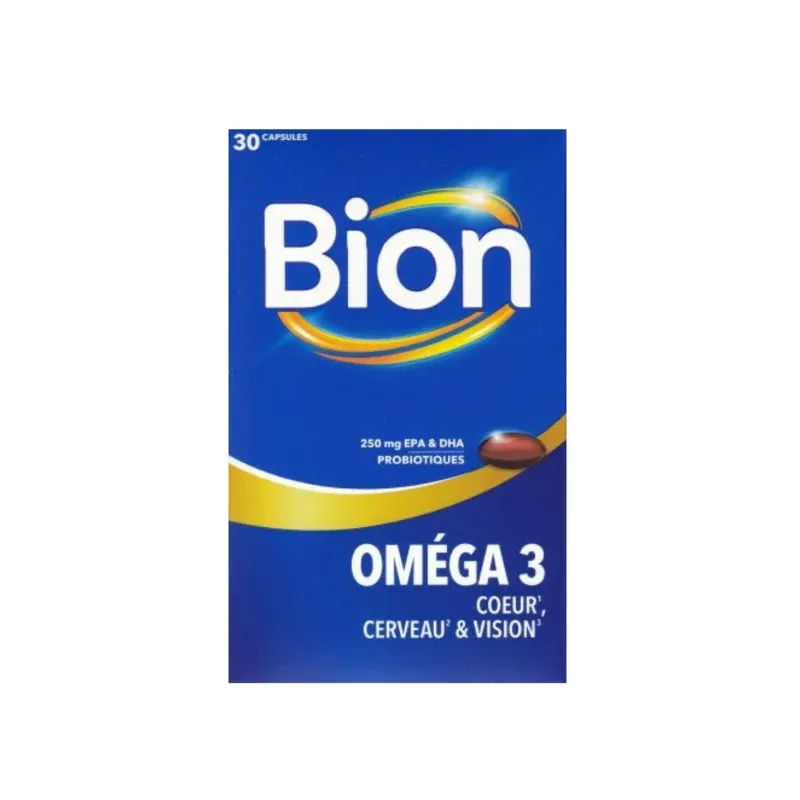 Bion Oméga 3 30 capsules - Univers Pharmacie Bion Oméga 3 30 capsules - Univers Pharmacie