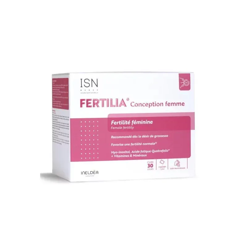 ISN Fertilia Conception Femme 30 sachets  - Univers Pharmacie