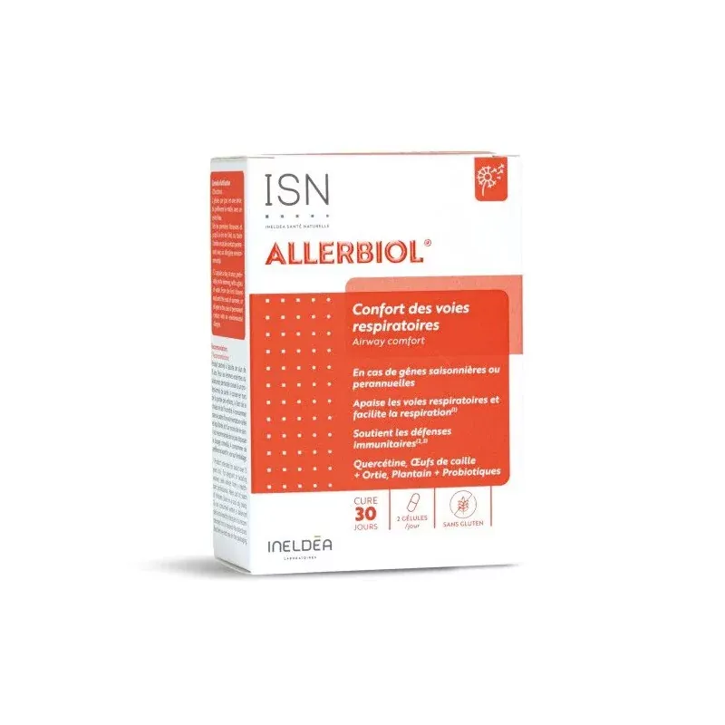 ISN Allergiol 60 gélules - Univers Pharmacie