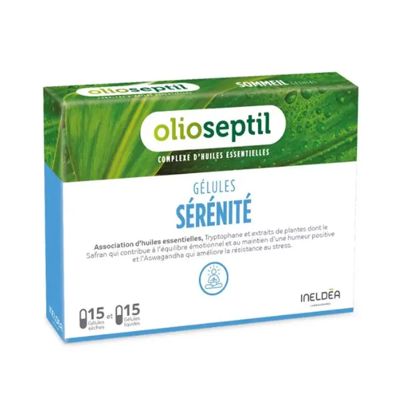 Olioseptil Sérénité 2X15 gélules - Univers Pharmacie Olioseptil Sérénité 2X15 gélules - Univers Pharmacie