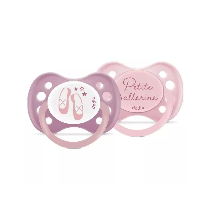 Dodie Sucettes Anatomiques +6mois Rose X2 - Univers Pharmacie