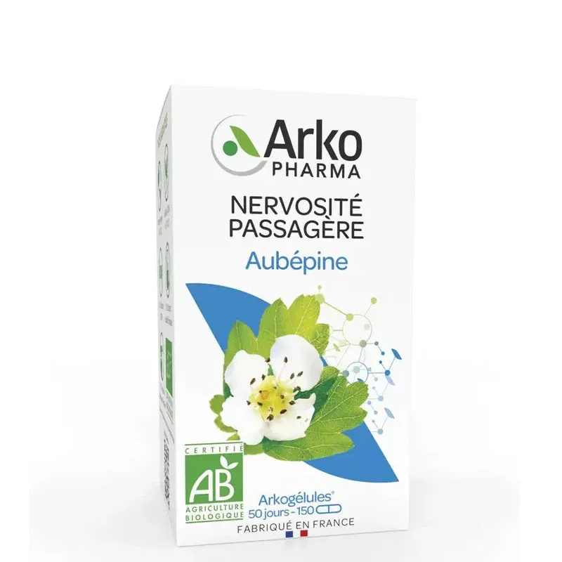 Arkopharma Arkogélules Aubépine Nervosité Passagère 150 gélules - Univers Pharmacie