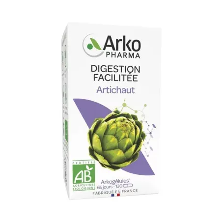Arkopharma Arkogélules Artichaut Bio Digestion Facilitée 130 gélules Arkopharma Arkogélules Artichaut Bio Digestion Facilitée 130 gélules