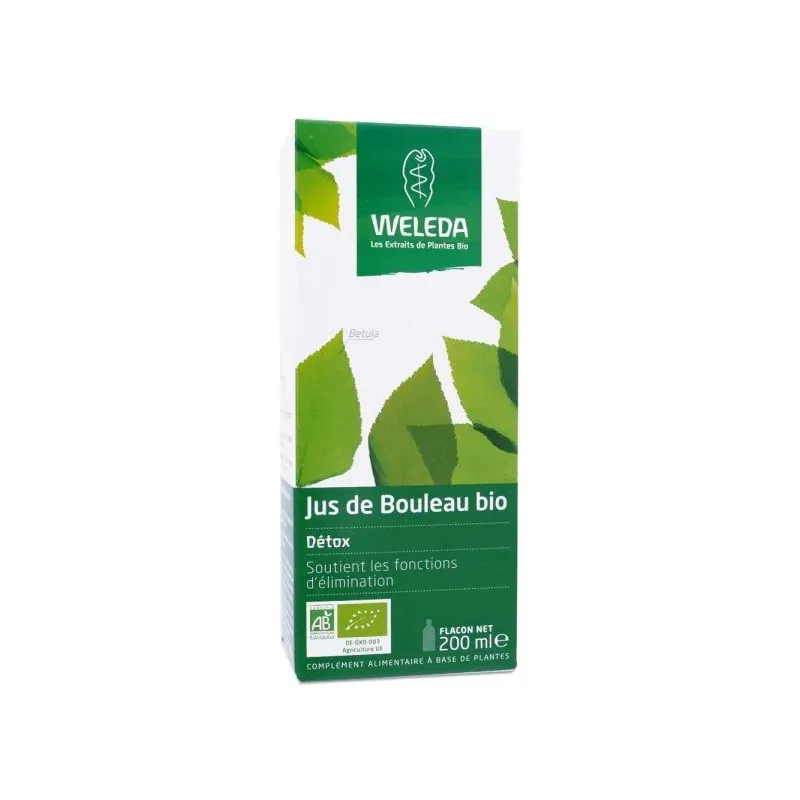 Weleda Jus de Bouleau Bio Détox 250 ml - Univers Pharmacie