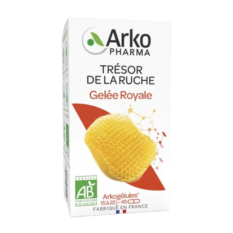 Arkopharma Arkogélules Bio Gelée Royale 45 gélules - Univers Pharmacie