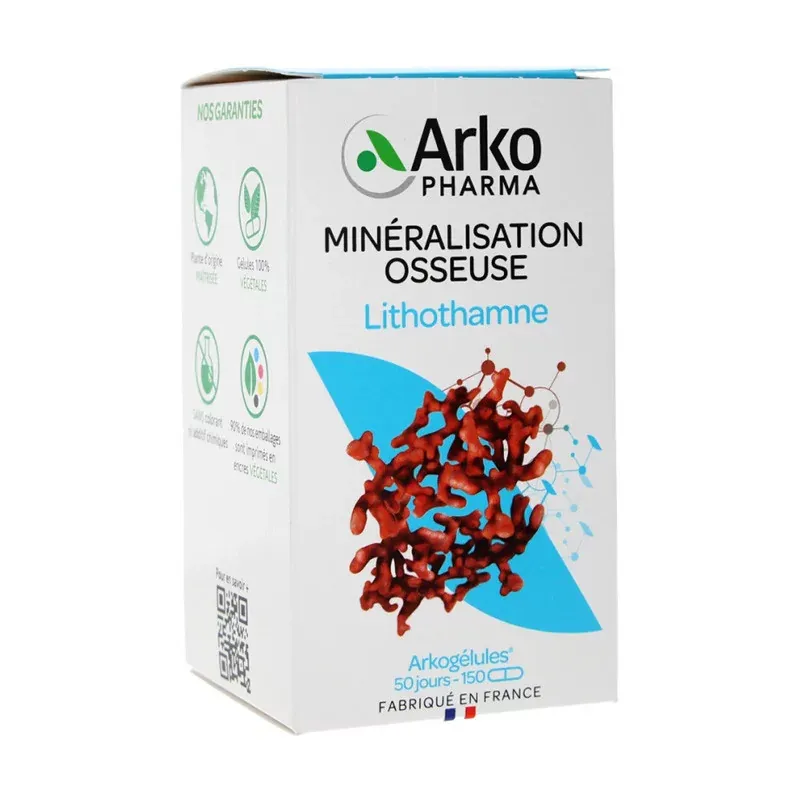 Arkopharma Arkogélules Lithothamne Minéralisation Osseuse 150 gélules - Univers Pharmacie