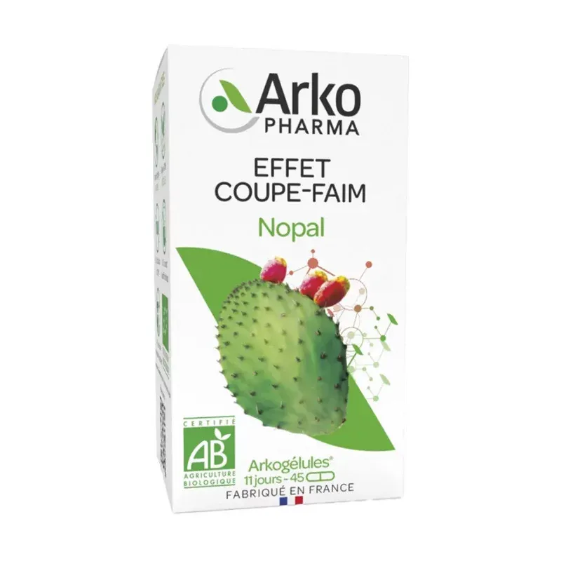 Arkopharma Arkogélules Nopal Bio Effet Coupe-Faim 45 gélules - Univers Pharmacie