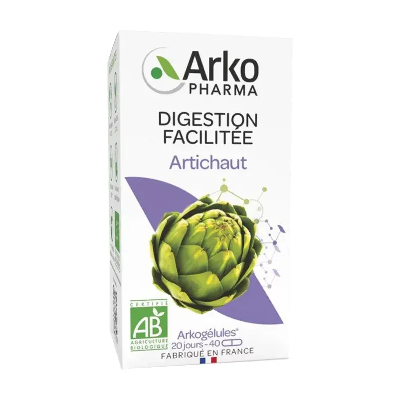 Arkopharma Arkogélules Artichaut Bio Digestion Facilitée 40 gélules