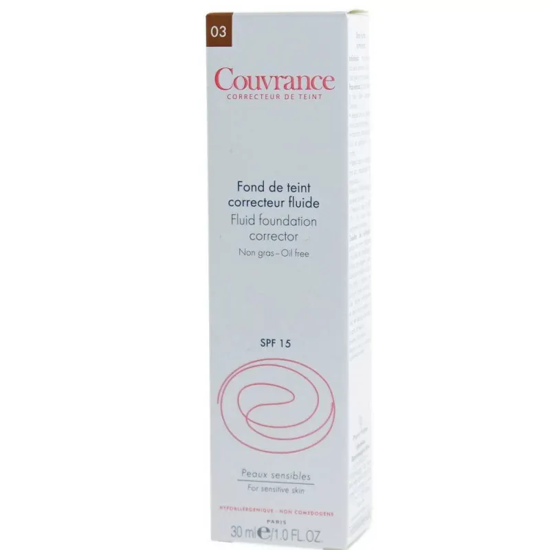 Avène Fond de Teint Correcteur Fluide Sable Couvrance 30ml