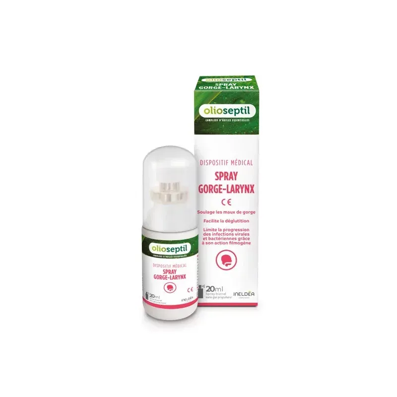 Olioseptil Spray Gorge Larynx 20ml - Univers Pharmacie