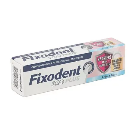 Fixodent Pro Plus Arôme Frais 40g - Univers Pharmacie
