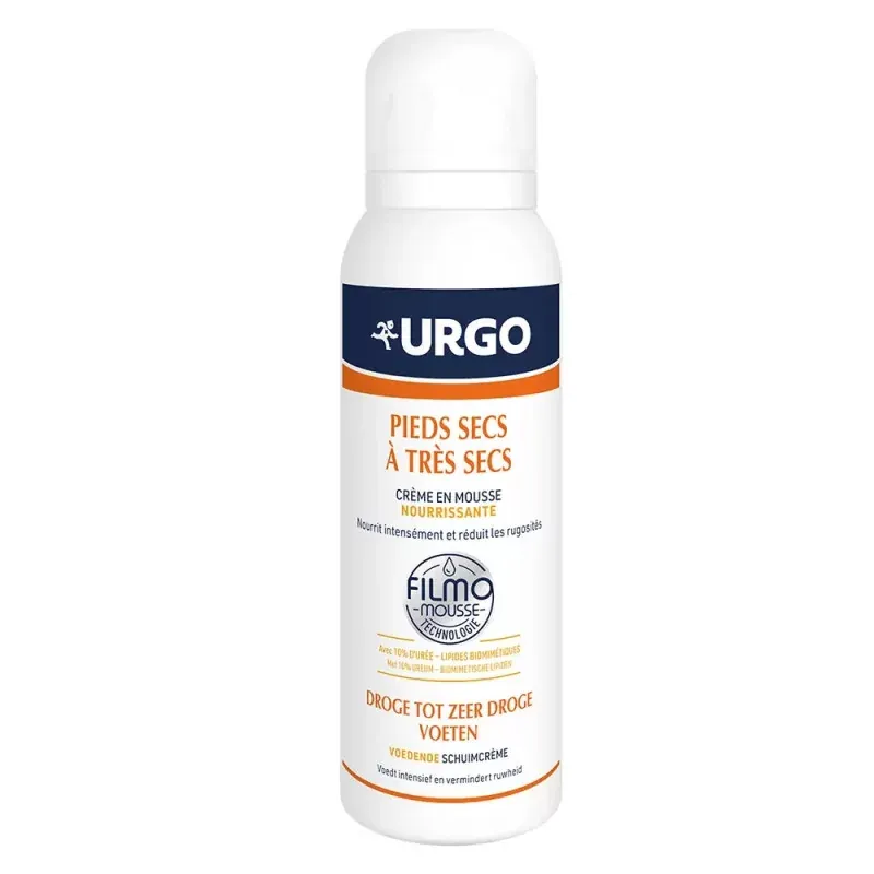 Urgo Filmomousse Crème en Mousse Nourrissante Pieds Secs à Très Secs 125ml - Univers Pharmacie