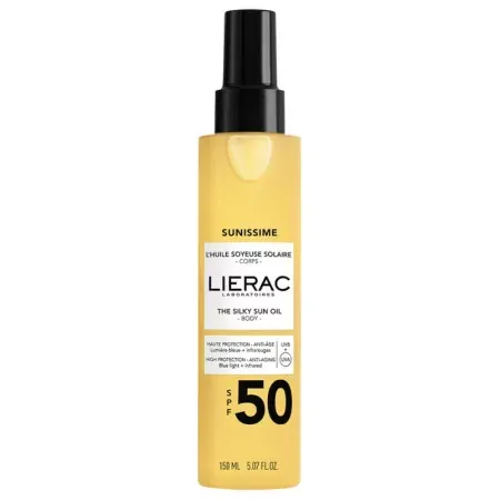 Lierac Sunissime L'Huile Soyeuse Solaire SPF50 150ml - Univers Pharmacie