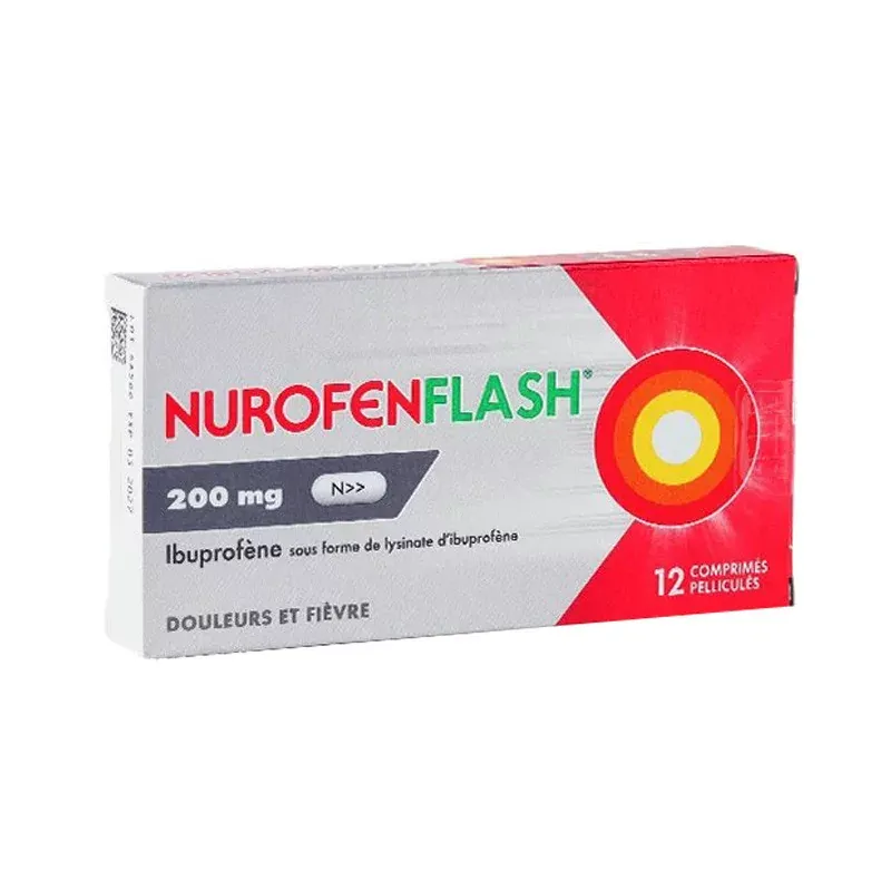 NurofenFlash 200mg 12 comprimés - Univers Pharmacie