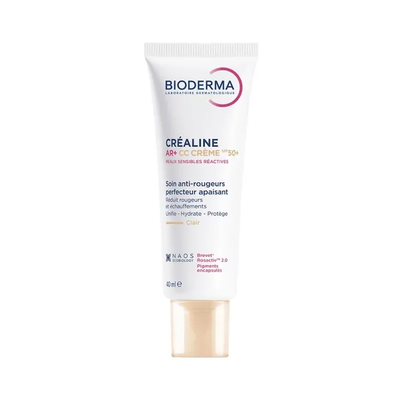 Bioderma Créaline AR+ CC Crème SPF50 Claire 40ml - Univers Pharmacie