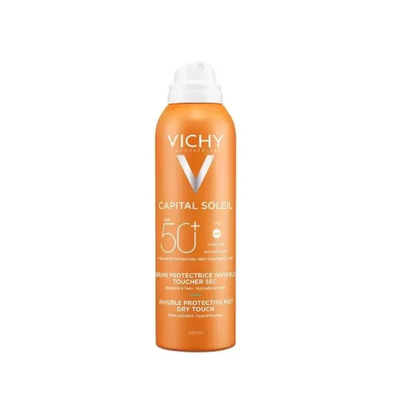 Vichy Capital Soleil 50 SPF Brume Hydratante Invisible 200ml - Univers Pharmacie