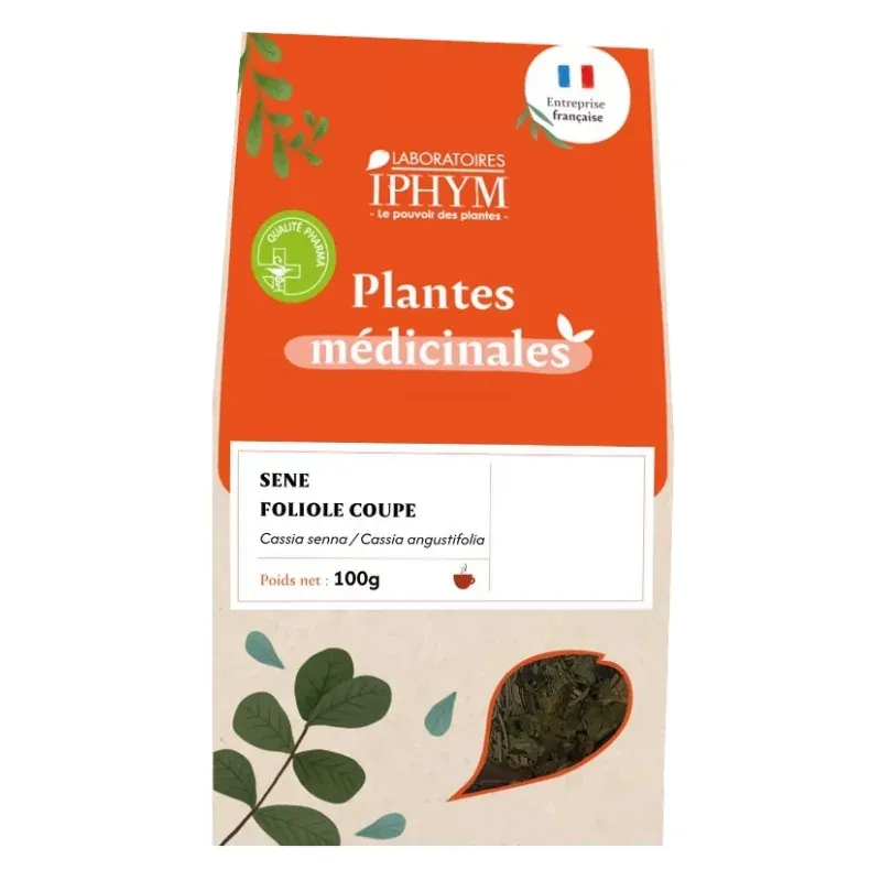 Laboratoires Iphym Plantes Médicinales Séné Foliole Coupée 100g - Univers Pharmacie