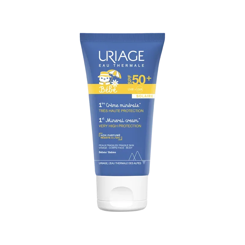 Uriage Bébé 1ère Crème Minérale SPF50+ 50ml - Univers Pharmacie