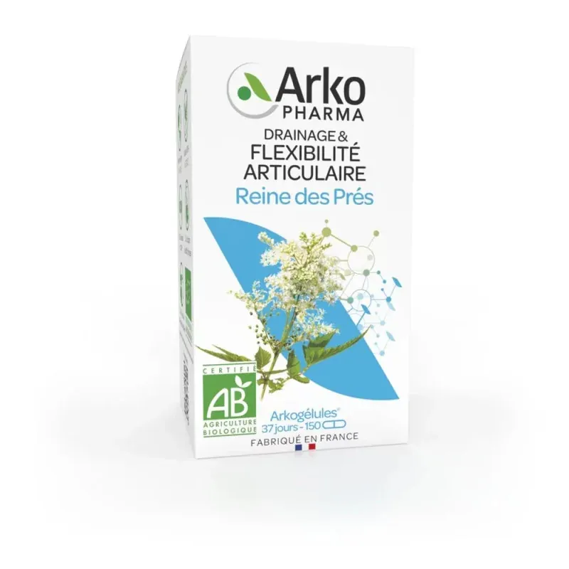 Arkopharma Arkogélules Reine des Prés Bio Flexibilité Articulaire 150 gélules - Univers Pharmacie