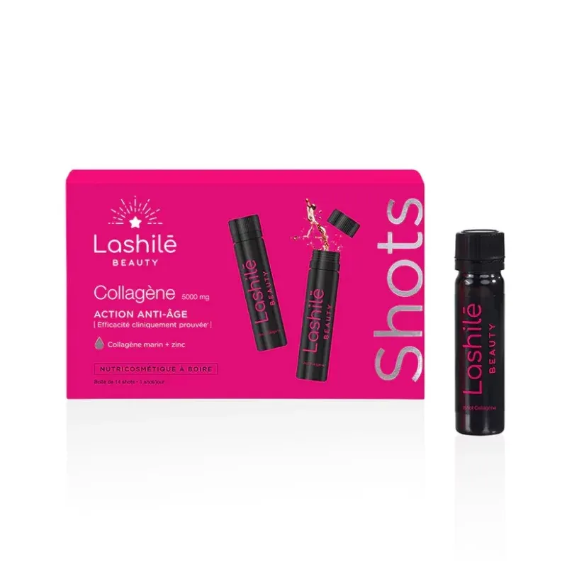 Lashilé Beauty Collagène Action Anti-âge 14 shots - Univers Pharmacie