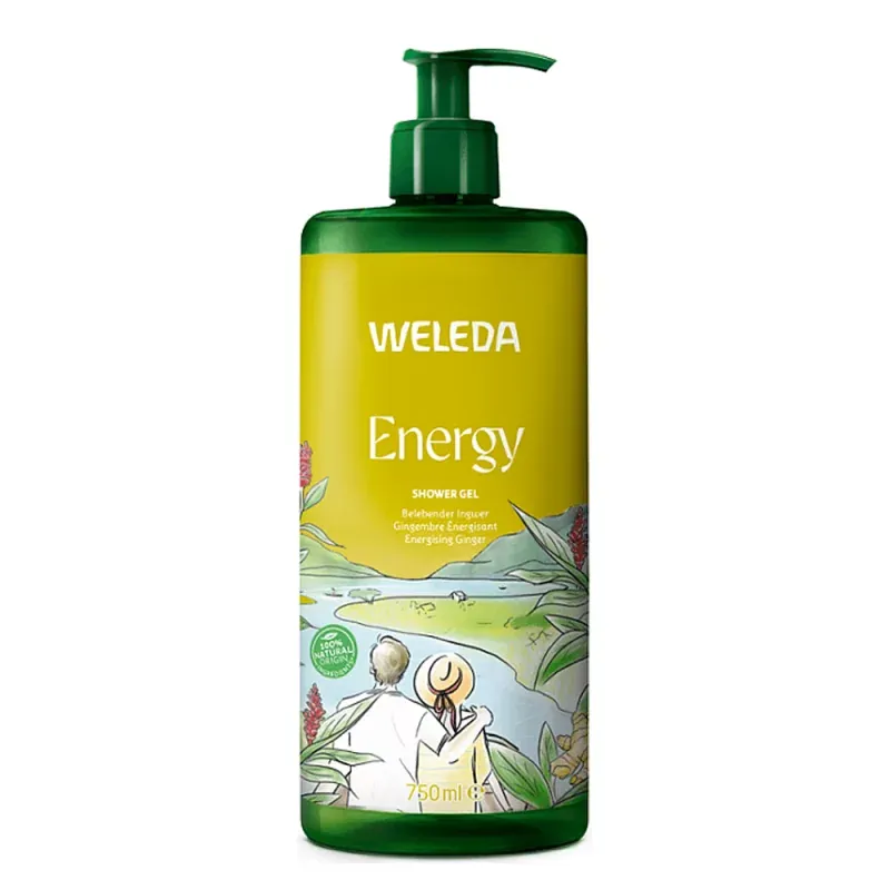 Weleda Energy Gel Douche Gingembre Énergisant 750ml - Univers Pharmacie