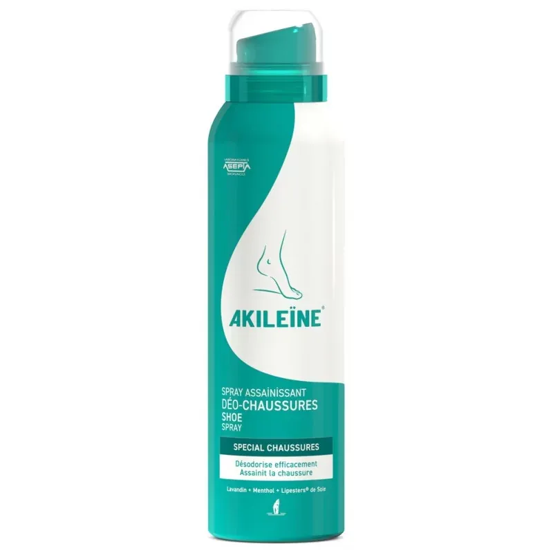 Akileïne Spray Assainissant Déo-chaussures 150ml - Univers Pharmacie Akileïne Spray Assainissant Déo-chaussures 150ml - Univers Pharmacie