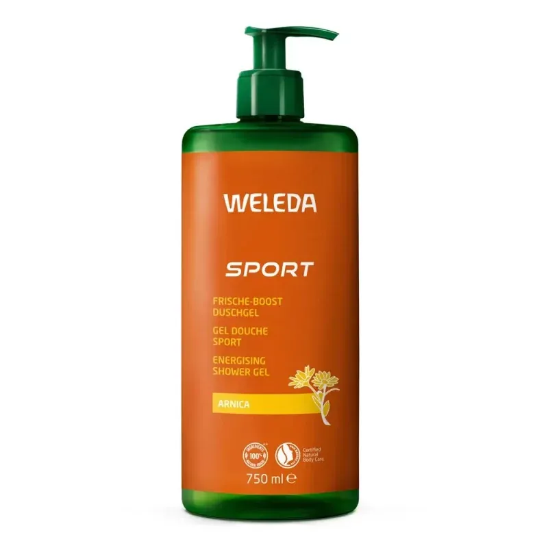 Weleda Sport Gel Douche Arnica 750ml - Univers Pharmacie Weleda Sport Gel Douche Arnica 750ml - Univers Pharmacie