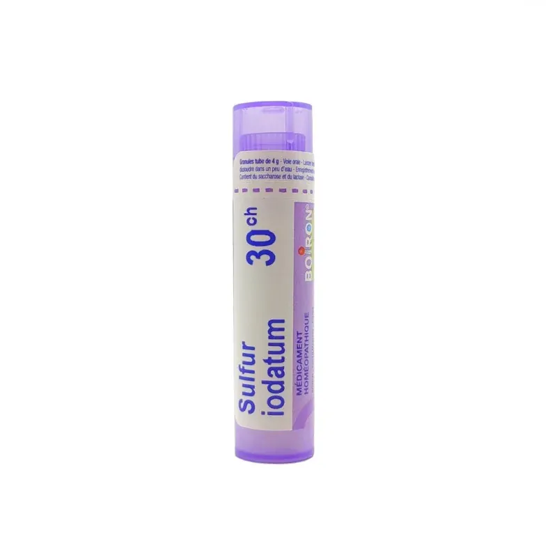 Boiron Sulfur Iodatum 30ch tube granules - Univers Pharmacie