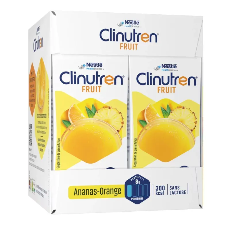 Clinutren Fruit Ananas-Orange 4X200ml - Univers Pharmacie