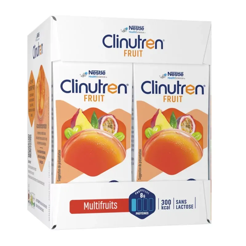Clinutren Fruit Multifruits 4X200ml - Univers Pharmacie