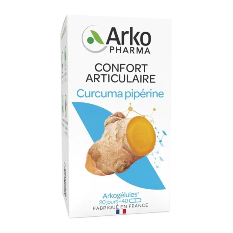 Arkopharma Arkogélules Confort Articulaire Curcuma Pipérine 40 gélules - Univers Pharmacie