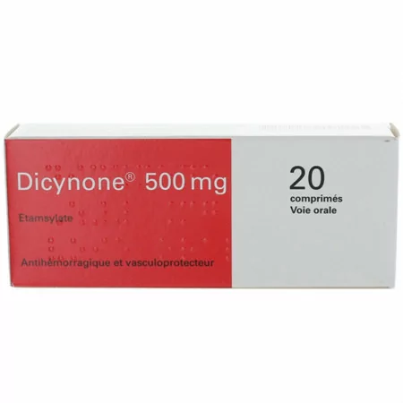 Dicynone 500 mg 20 comprimés - Univers Pharmacie