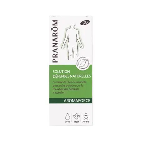 Solution Défenses Naturelles Aromaforce Pranarôm 30ml - Univers Pharmacie Solution Défenses Naturelles Aromaforce Pranarôm 30ml - Univers Pharmacie