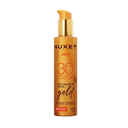 Nuxe Sun Huile Solaire Or SPF30 150ml - Univers Pharmacie