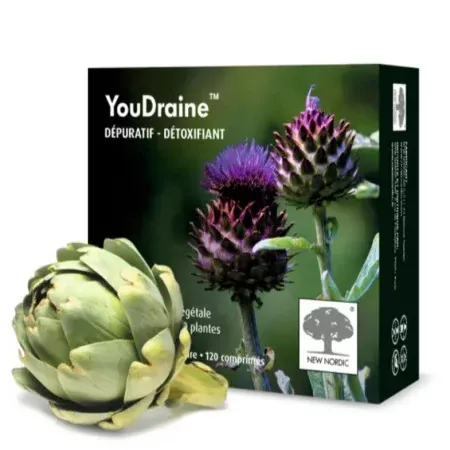 New Nordic YouDraine Dépuratif Détoxifiant 120 comprimés - Univers Pharmacie