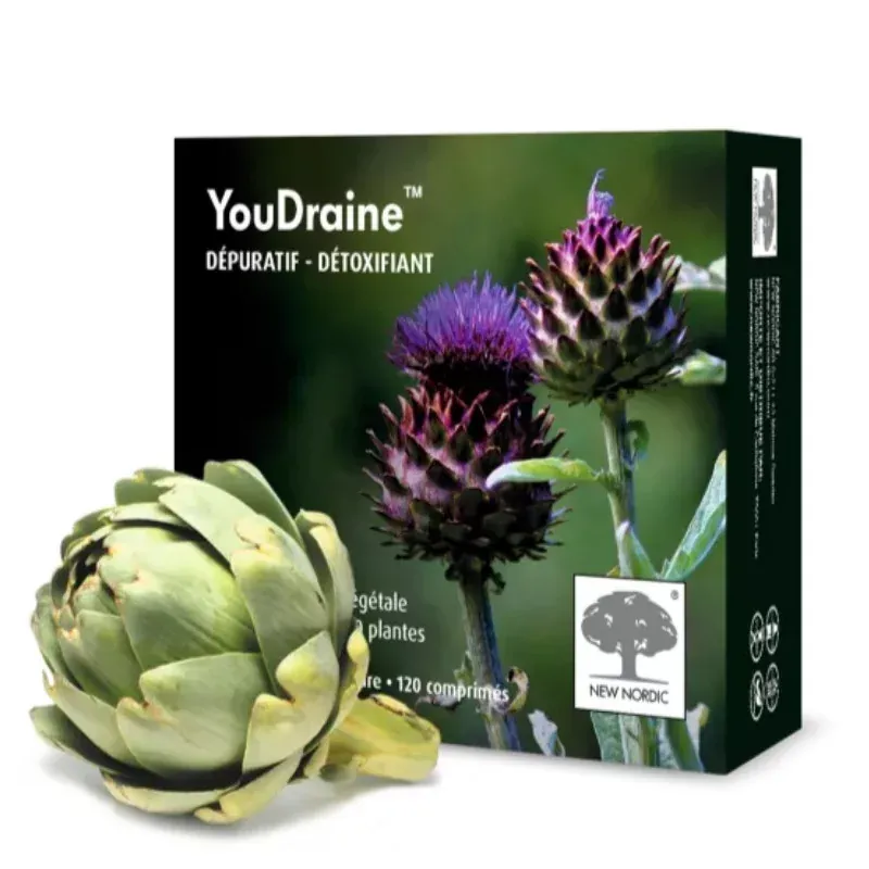 New Nordic YouDraine Dépuratif Détoxifiant 120 comprimés - Univers Pharmacie New Nordic YouDraine Dépuratif Détoxifiant 120 comprimés - Univers Pharmacie