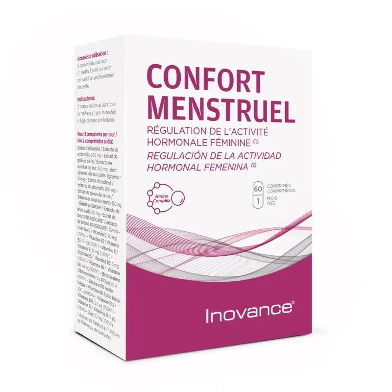 Inovance Confort Menstruel 60 comprimés - Univers Pharmacie Inovance Confort Menstruel 60 comprimés - Univers Pharmacie