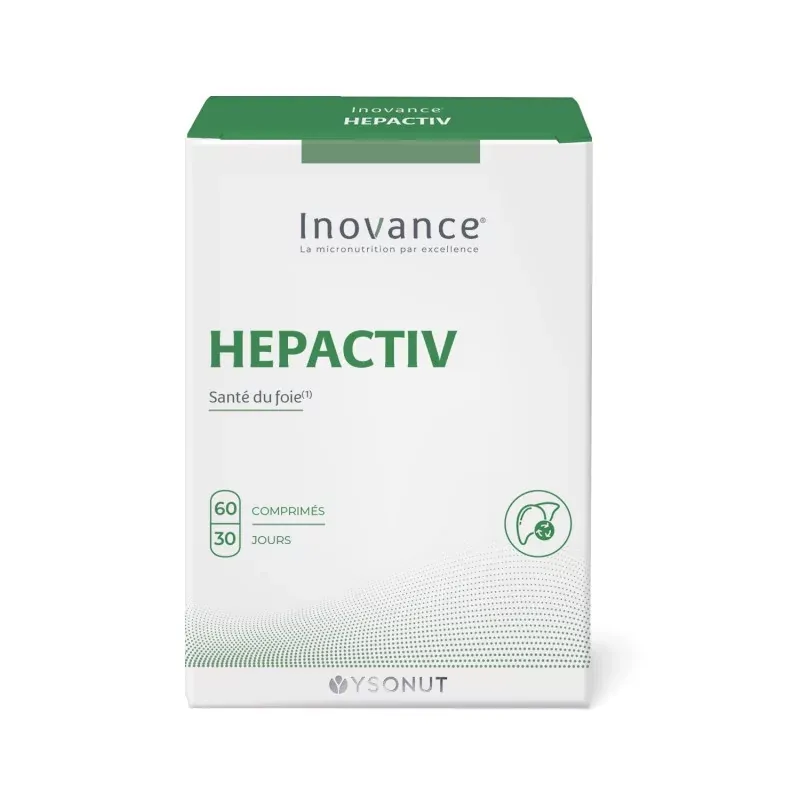 Inovance Hepactiv 60 comprimés - Univers Pharmacie